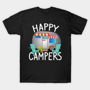 Cool Camping Stuff - Happy Campers T-Shirt